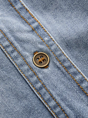 Chemise en jean taille croisée