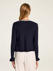 Ensemble débardeur et cardigan fleuri