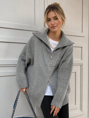 Cardigan col ouvert oversize
