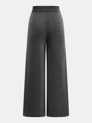 Pantalon maille à perles gris, pièce seule, vue de dos