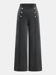 Pantalon maille à perles gris, pièce seule, vue de face