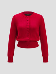 Cardigan boutonné tricot