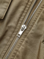 Ensemble veste courte jupe midi cargo
