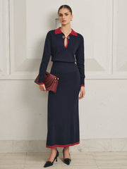 Ensemble maille à contraste