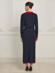 Ensemble maille à contraste