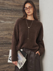 Pull ample épaules tombantes
