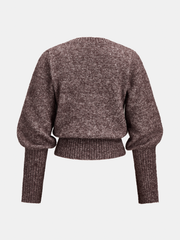 Pull maille col Henley