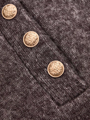 Pull maille col Henley