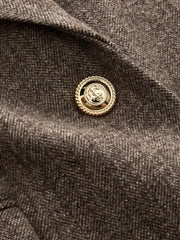 Blazer chevron à un bouton
