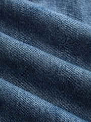 Robe mini denim tulipe cintrée