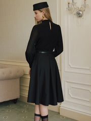 Blouse col montant mors de cheval