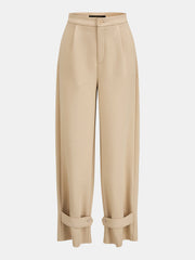 Ensemble veste peplum zippé pantalon