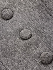 Blazer gris col chemise
