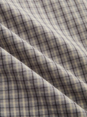 Chemise oversize carreaux bords contrastés