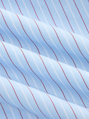 Chemise rayée manches longues bouton latéral