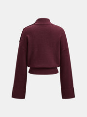 Pull col montant boutons épaules