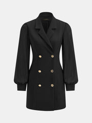 Robe blazer double boutonnage