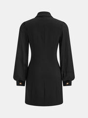 Robe blazer double boutonnage
