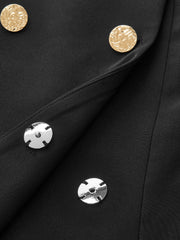Robe blazer double boutonnage