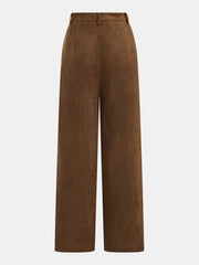 Ensemble pantalon effet daim