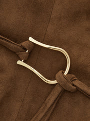 Ensemble pantalon effet daim