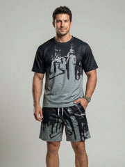Ensemble t-shirt à col rond