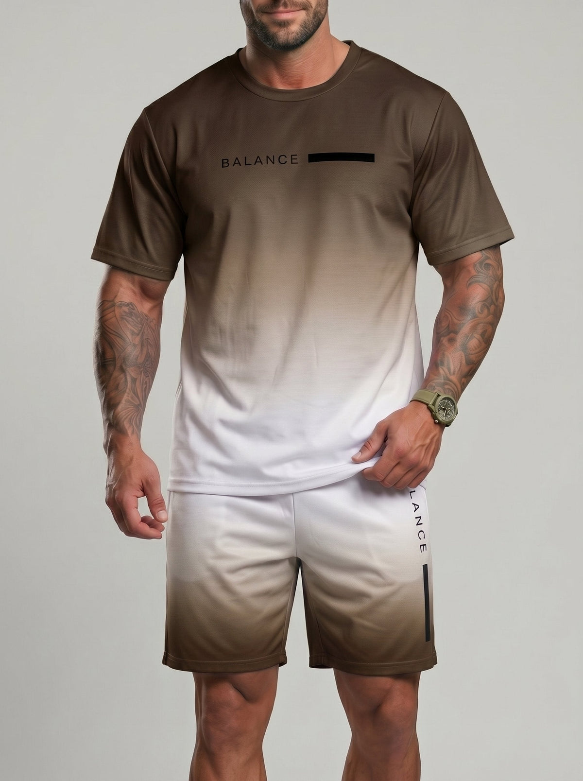 Ensemble haut dégradé short