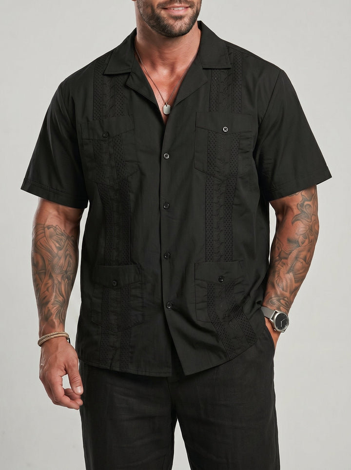 Chemise manches courtes à col