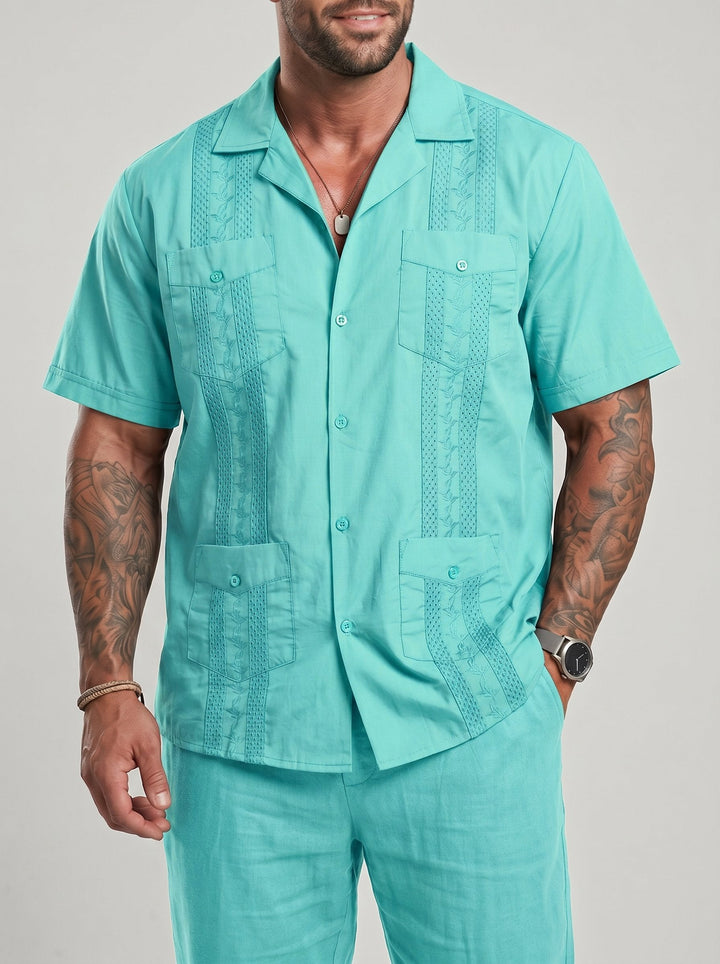 Chemise manches courtes à col