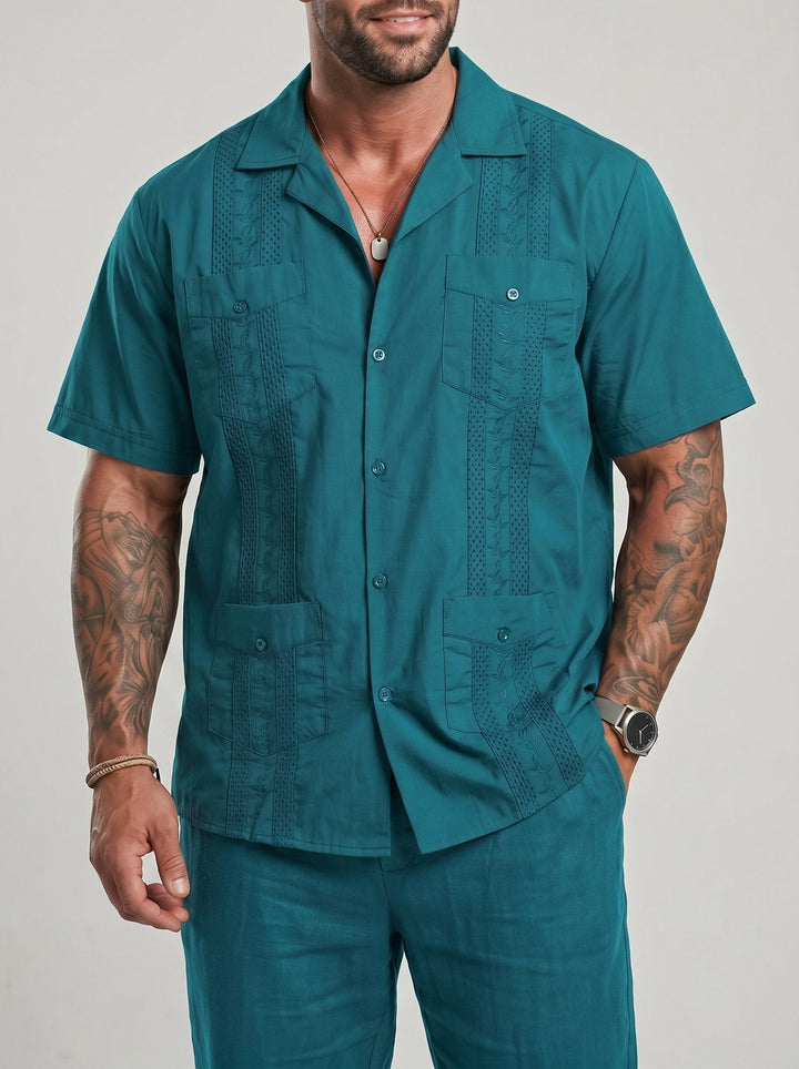 Chemise manches courtes à col