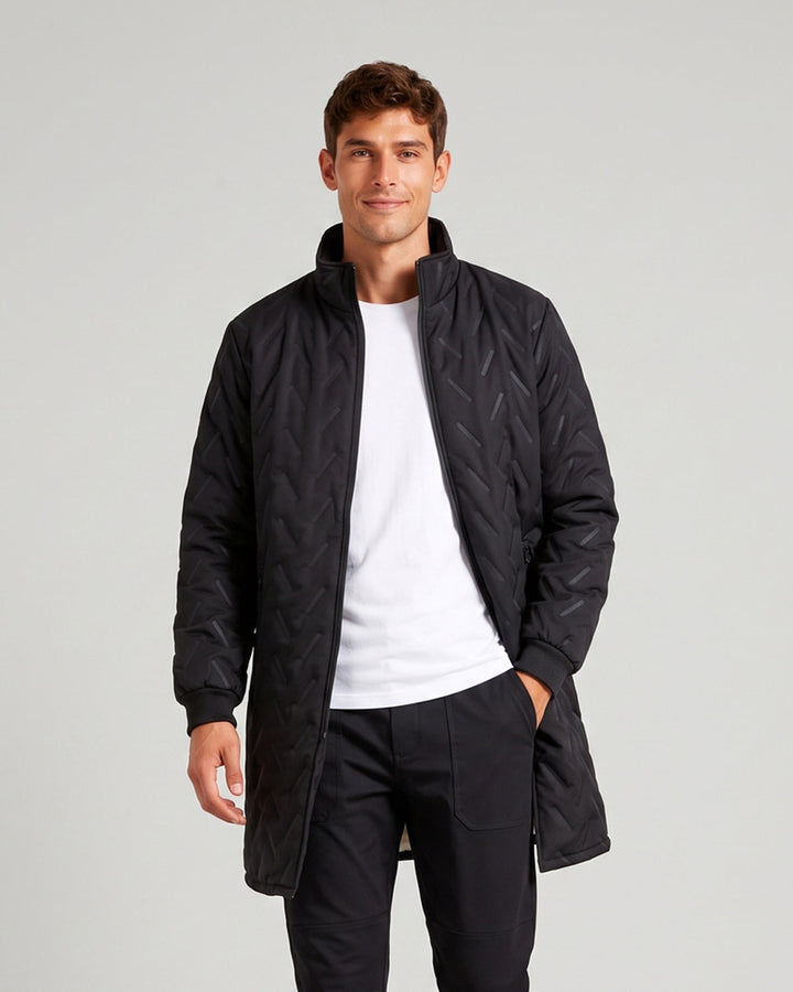 Veste zippée à col montant — vue principale du produit.