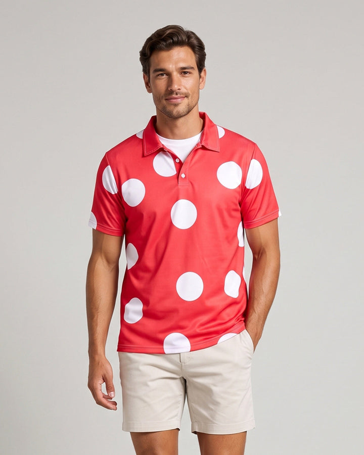 Polo à pois — vue principale du produit.