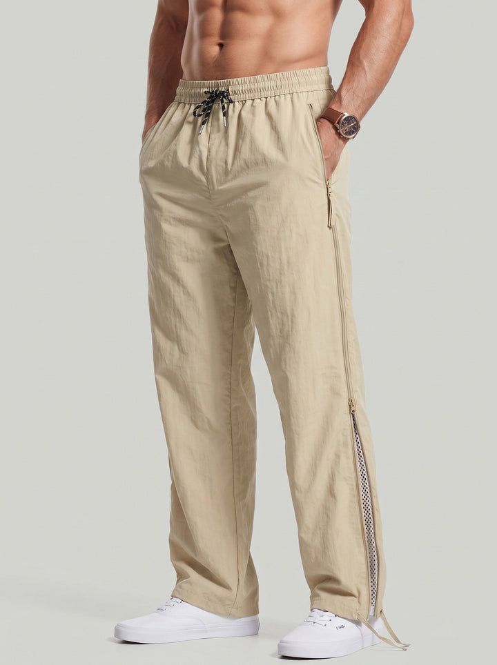 Pantalon ample à détails zippés