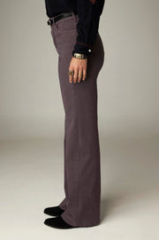 Pantalon large aubergine