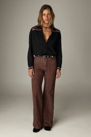 Pantalon à rayures