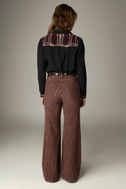 Pantalon à rayures