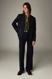Pantalon à jambe nette