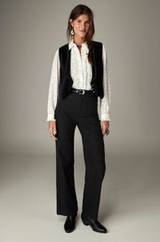 Pantalon rayé jambe large