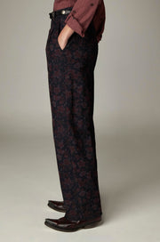 Pantalon large à jambe nette