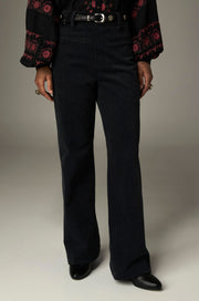 Pantalon à texture côtelée