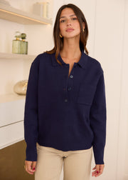 Pull chemise en viscose
