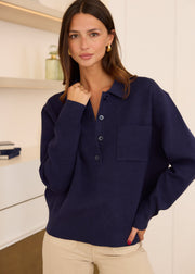 Pull chemise en viscose