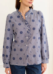 Chemise vichy marine