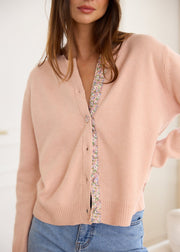 Gilet maille patte liberty