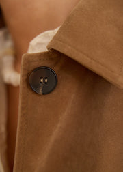 Veste courte effet daim