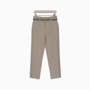 Pantalon en laine Victoire beige, pièce seule, vue de face