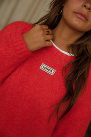 Pull doux à col rond