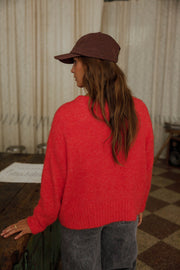 Pull doux à col rond