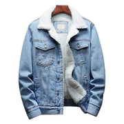 Veste boutonnée à col effet sherpa — vue de face