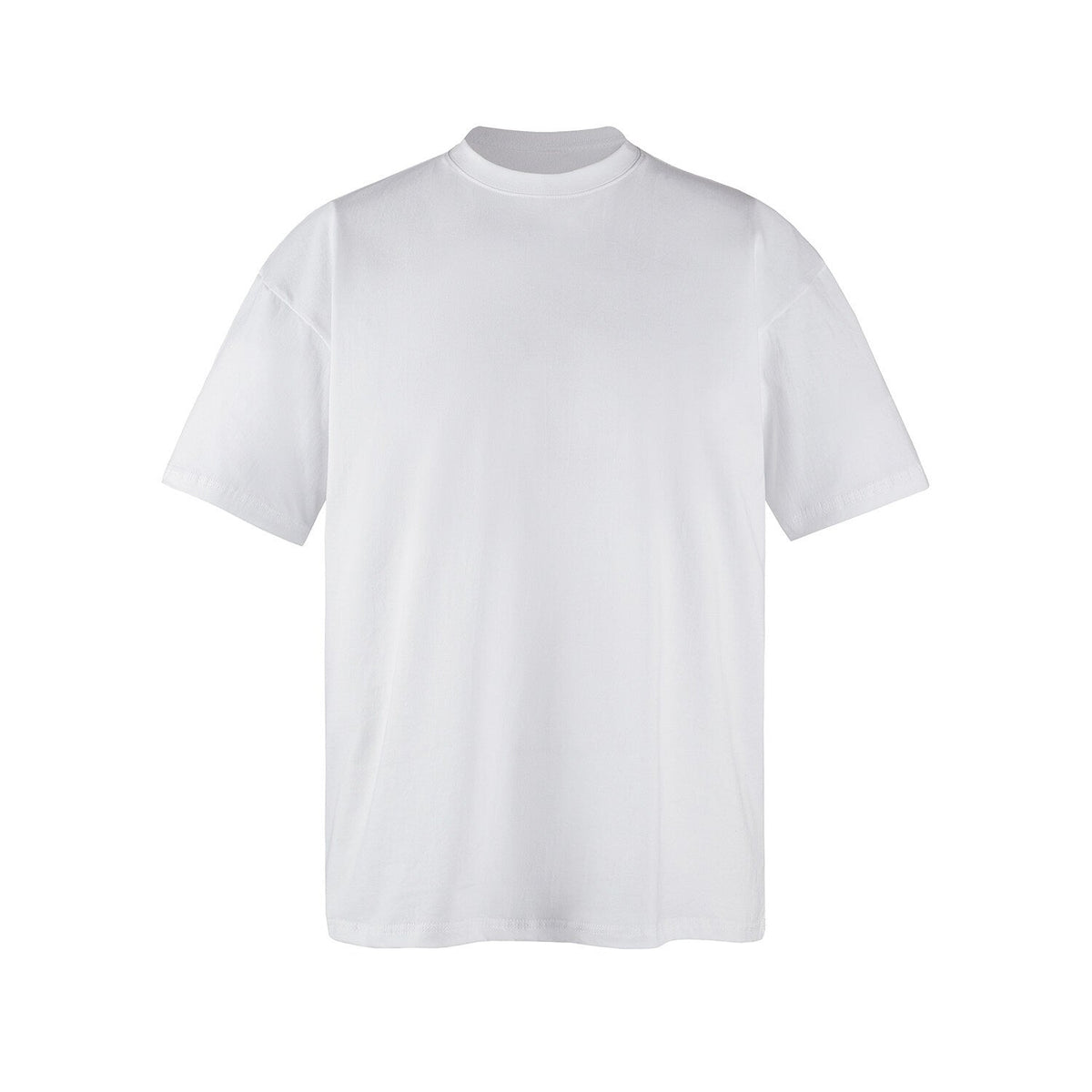 T-shirt uni blanc, vue produit de face